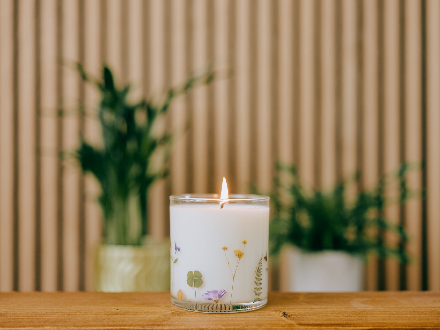 The Physic Garden Botanical Glass Candle